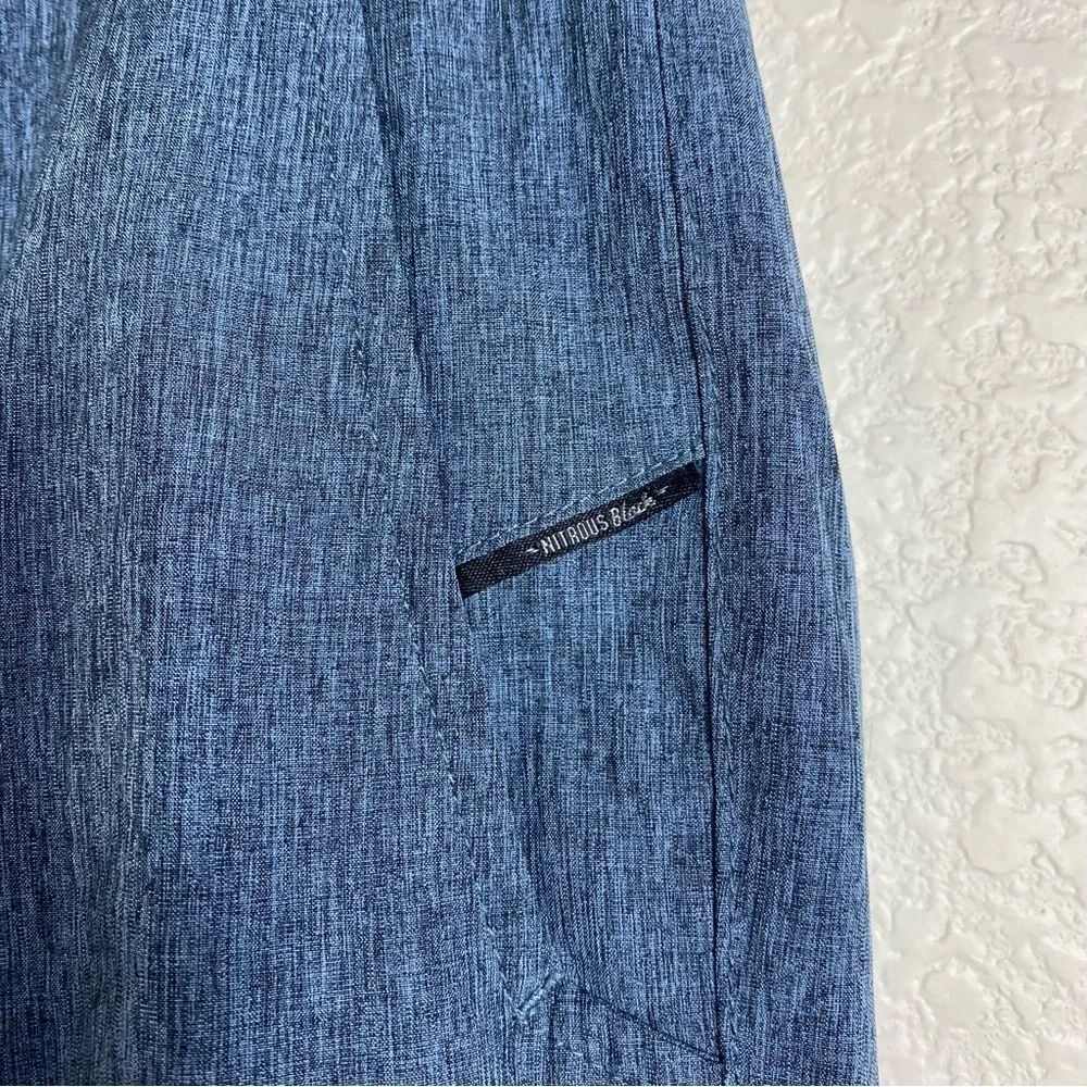 Nitrous Black Men's Blue Shorts Size: 32